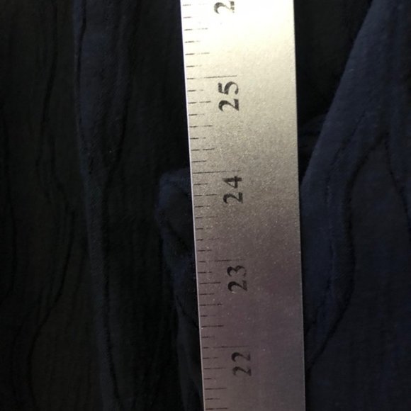 Niche Vintage Linen Blend Cropped Pants Black - Picture 10 of 10